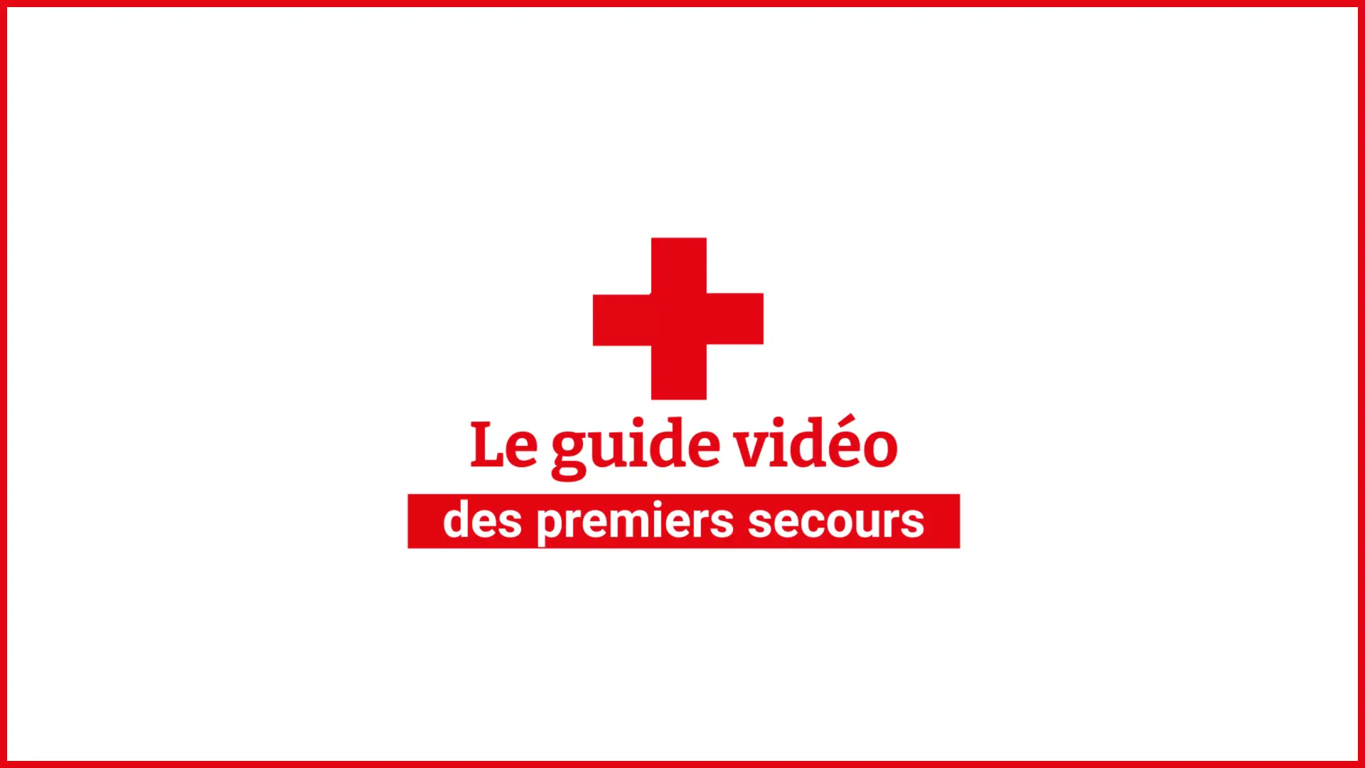 Image showcasing the 'video guide for the French Red Cross' video.